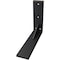 Ekena Millwork Countertop Support Steel Heavy Duty Bracket w/ Gusset, Powder Coated Black 2 1/2"W x 10"D x 8"H BKTM02X10X08CGPBL - alternate 9